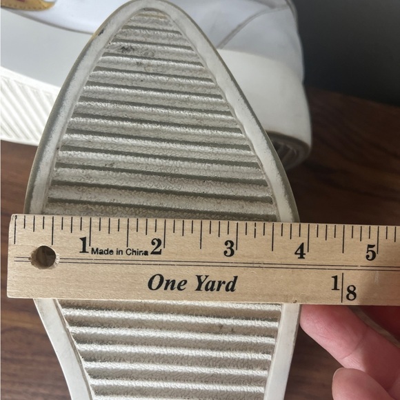 Jeffrey Campbell Hot Rod Leather Suede Flames Pointed Toe Platform Sneakes Sz 10 - Picture 12 of 15